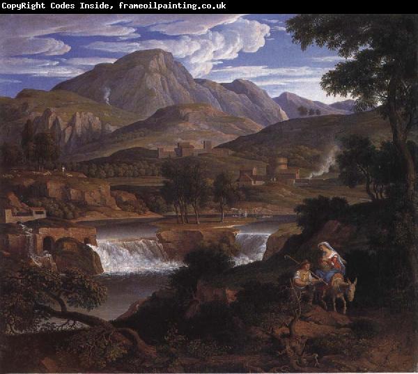 Joseph Anton Koch Waterfalls at Subliaco
